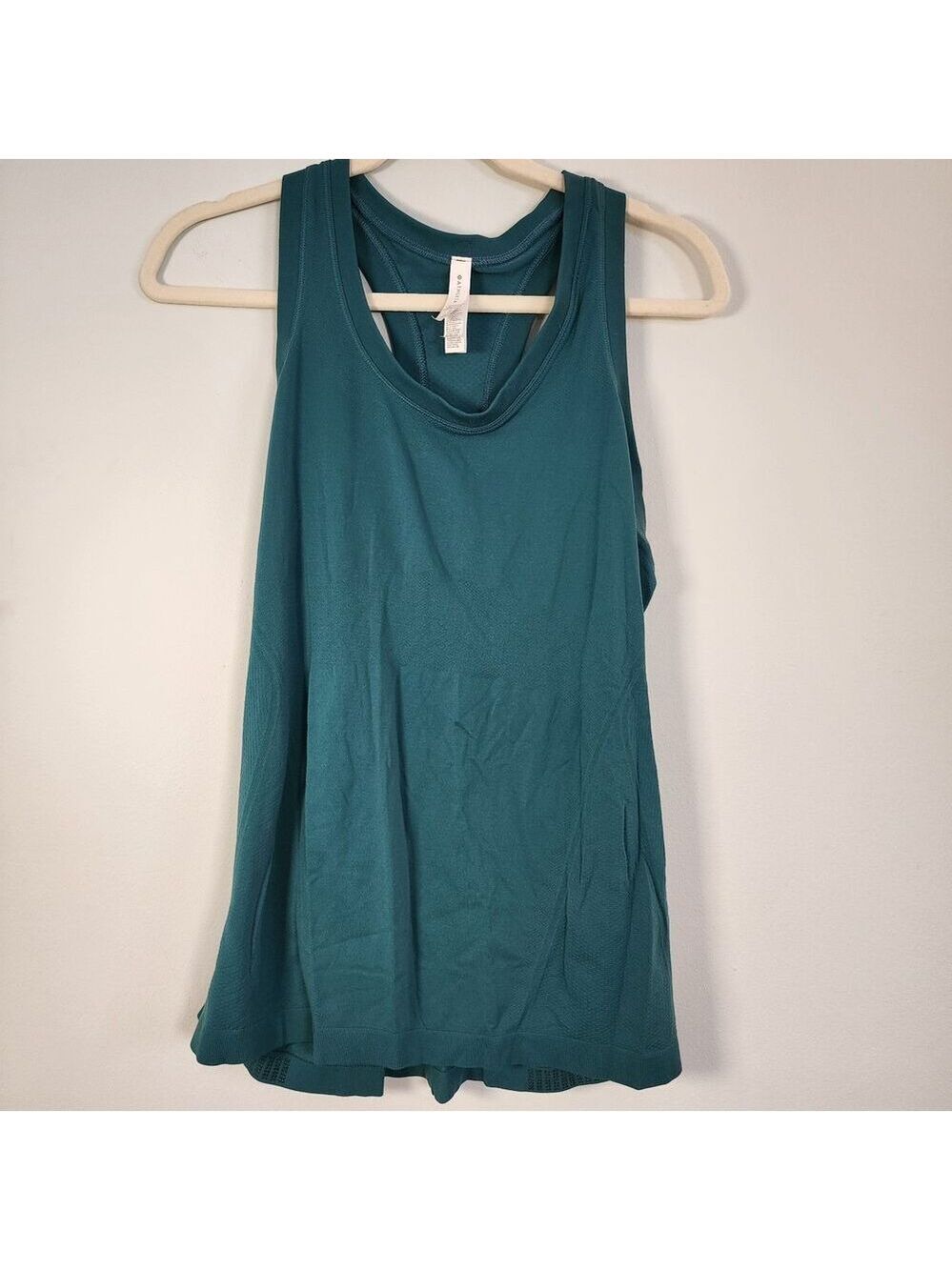 Athleta Momentum Seamless Tank Borealis Green Sz XL NWOT UPF 40 Anti-Odor